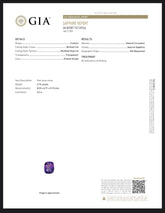 2.75 ct GIA Certified Purplish Pink Sapphire